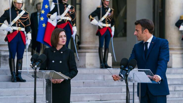 Maia Sandu va avea o întrevedere cu președintele francez Emmanuel Macron, la reuniunea Platformei de Sprijin pentru Republica Moldova de la Paris