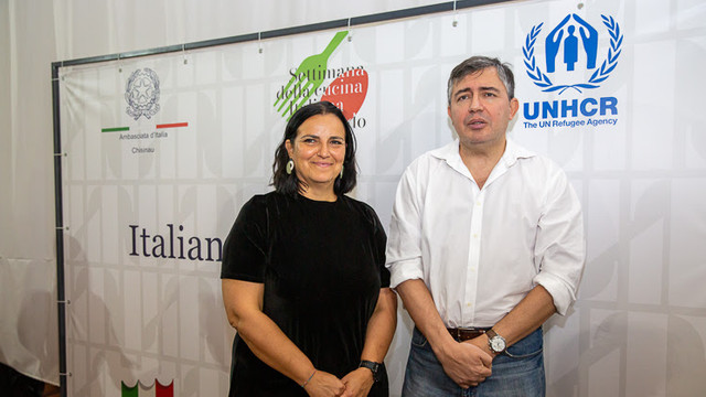 Refugiați din Ucraina și familiile gazdă au participat la prânzul „Italian food for peace”