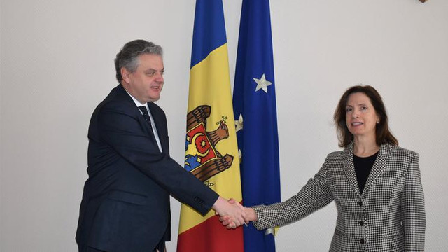 Vicepremierul Oleg Serebrian a discutat despre securitatea energetică cu ambasadoarea Republicii Elene în Republica Moldova cu sediul în România, Sofia Grammata