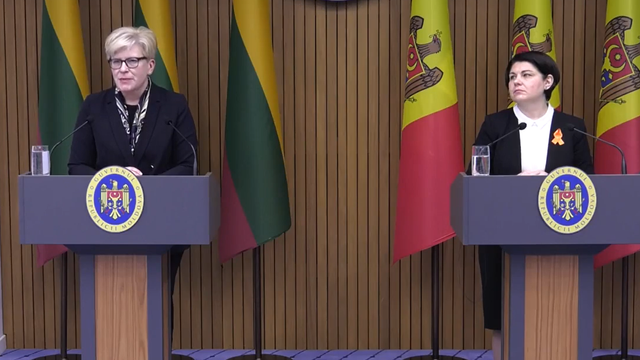 Lituania rămâne un susținător al aspirațiilor Republicii Moldova de a adera la familia europeană