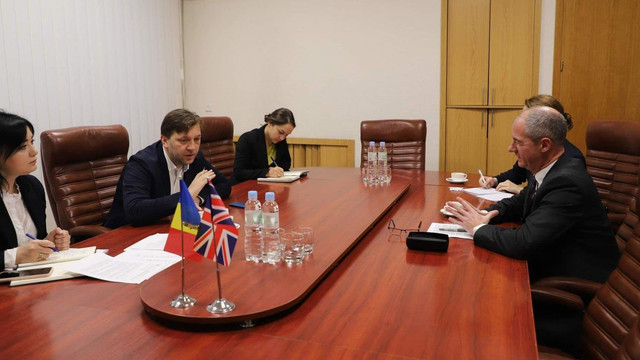 Ministrul Economiei a avut o întrevedere cu Gary Davies, Șeful adjunct al misiunii diplomatice a Marii Britaniei la Chișinău
