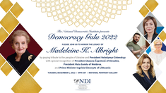Maia Sandu, Volodymir Zelensky, Zuzana Čaputová și Ingrida Simonyte, au primit premiul „Madeleine K. Albright” acordat de Institutul Național pentru Democrației din Statele Unite