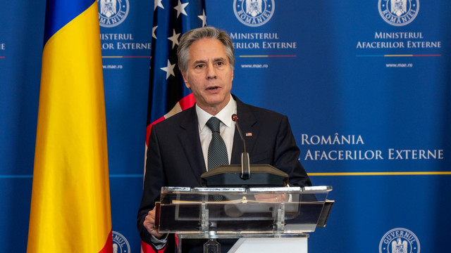 Șeful diplomației SUA, de Ziua Națională a României: Vizita mea la București ilustrează puterea cooperării noastre strânse. Relația noastră este puternică