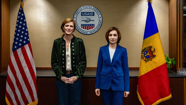 Maia Sandu s-a întâlnit la Washington cu Samantha Power, Administratoarea USAID