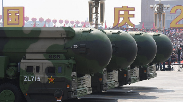 Beijingul denunță ''supoziții nefondate'' dintr-un raport american privind arsenalul său nuclear