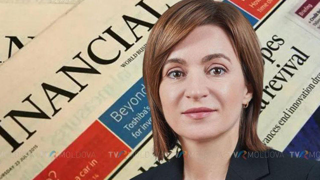 Maia Sandu, nominalizată de Financial Times „Femeia anului 2022