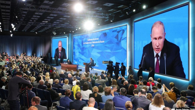 Putin anulează conferința de presă de la final de an pentru prima dată în 10 ani