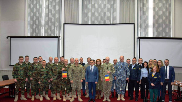 Un grup de militari ai Armatei Naționale a participat la un exercițiul internațional de instruire desfășurat la București