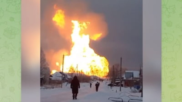 VIDEO | Explozie la o conductă de export de gaze din Rusia