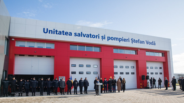 Un nou post de pompieri și salvatori a fost inaugurat la Ștefan Vodă