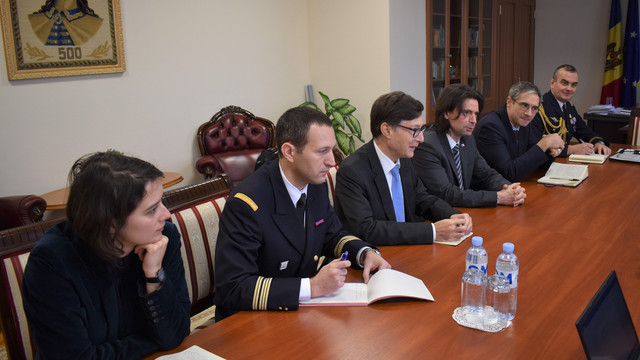 Oleg Serebrian a avut o întrevedere cu delegația Ministerului Forțelor Armate al Franței