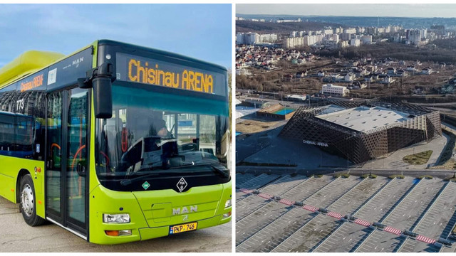 Deschiderea „Chișinău Arena”: Primăria Chișinău pune la dispoziție o rută specială de autobuz
