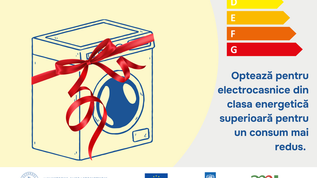 AEE îndeamnă consumatorii să se ghideze de eticheta energetică când procură electrocasnice, pentru economii de bani și energie electrică