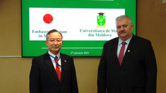 Rectorul USM s-a întâlnit cu Ambasadorul Extraordinar și Plenipotențiar al Japoniei în Republica Moldova
