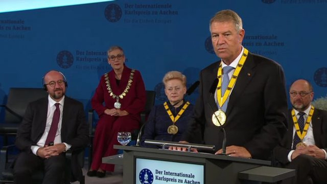 Președintele Klaus Iohannis primește Premiul Franz Werfel pentru drepturile omului 2023