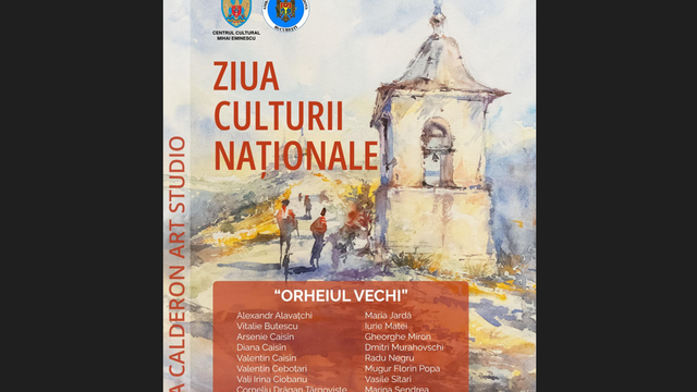 O expoziție de pictură a artiștilor plastici din Republica Moldova și România va fi organizată cu prilejul Zilei Culturii Naționale