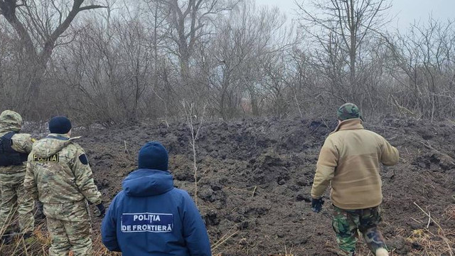 MAI: A avut loc detonarea controlată a resturilor de rachetă depistate în raionul Briceni