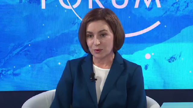 Maia Sandu, către liderii mondiali, la Davos: Trebuie să ajutăm Ucraina să câștige acest război, altfel noi toți vom fi în pericol