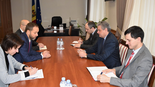 Viceprim-ministrul pentru reintegrare a avut o întrevedere cu șeful Delegației Uniunii Europene în Republica Moldova