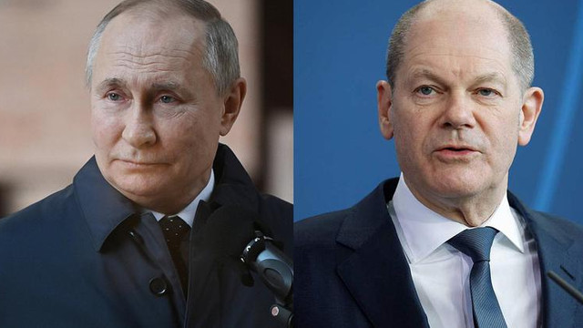 Vladimir Putin e deschis unui dialog cu Olaf Scholz, spune Kremlinul
