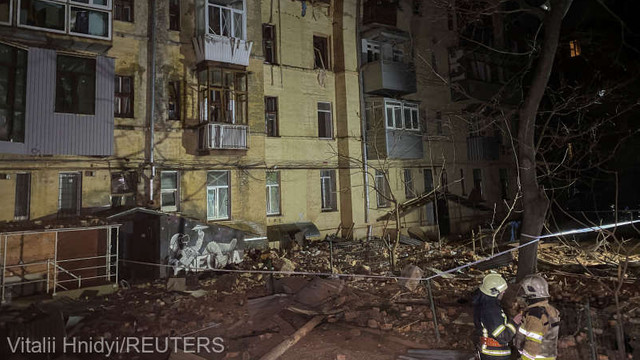 Ucraina: O rachetă rusească a lovit o clădire de locuințe din Harkov