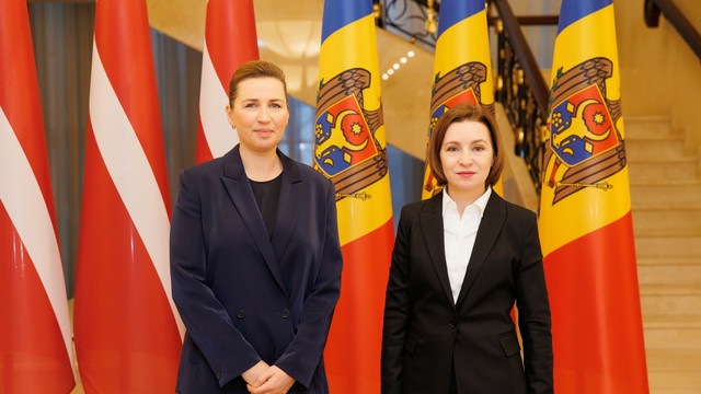 Războiul din Ucraina, criza energetică și parcursul european al R. Moldova, printre principalele subiectele discutate de către președinta Maia Sandu și prim-ministra Danemarcei, Mette Frederiksen