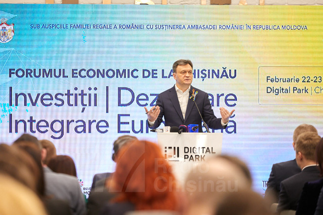 Forumul economic de la Chișinău | Igor Grosu: Suntem determinați să eliminăm birocrația și barierele din calea mediului de afaceri, în anul 2023