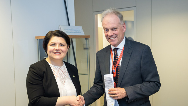 Natalia Gavrilița a avut o întrevedere cu Gert-Jan Koopman, directorul general pentru Vecinătatea Estică din cadrul Comisiei Europene