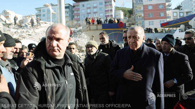 Erdogan: Autoritățile turce vor lua măsuri împotriva celor implicați în jafuri în regiunile afectate de cutremure