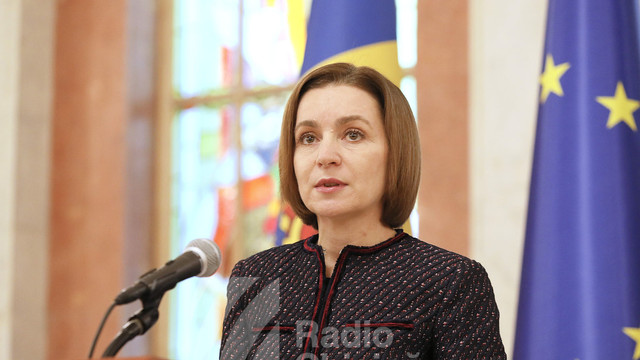 Maia Sandu a salutat decizia Uniunii Europene de a sancționa persoanele care destabilizează situația în Republica Moldova