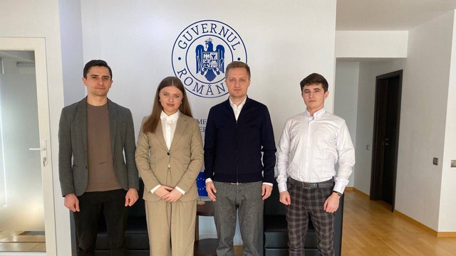 Federația Tinerilor Basarabeni din România s-a întâlnit cu secretarul de stat al DRRM), Adrian Dupu, și cu Ambasadorul Republicii Moldova la București, Victor Chirilă