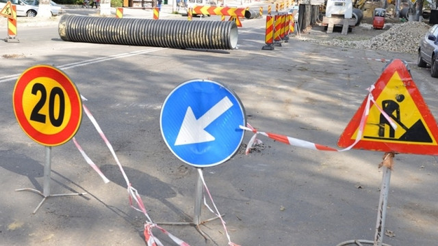 Trafic rutier suspendat parțial pe două străzi din Chișinău