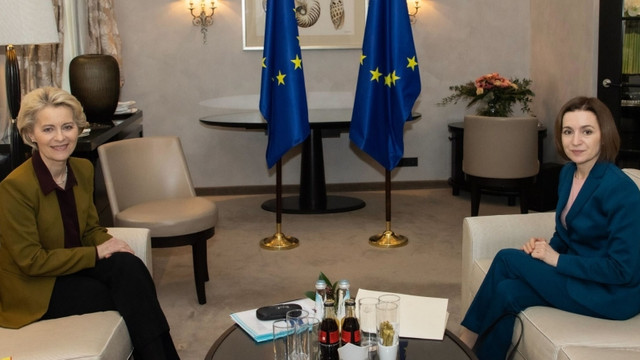 Maia Sandu, întrevedere cu Ursula von der Leyen, Președinta Comisiei Europene, la Munchen