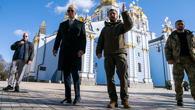 Președintele american Joe Biden a părăsit Kievul după o vizită-surpriză