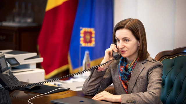 Maia Sandu a discutat telefonic cu președintele Germaniei, Frank Walter Steinmeier
