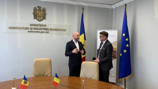 Ministrul Agriculturii, Vladimir Bolea,  întrevedere cu ambasadorul României la Chișinău: „Mi-am  exprimat interesul de a spori cooperarea cu autoritățile publice din România”