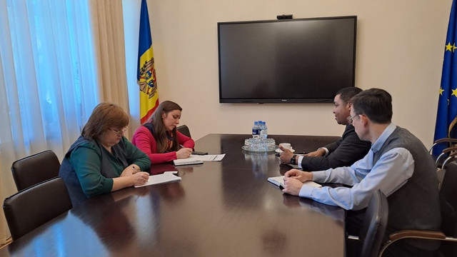 Veronica Sirețeanu s-a întâlnit cu reprezentantul permanent al FMI în R. Moldova
