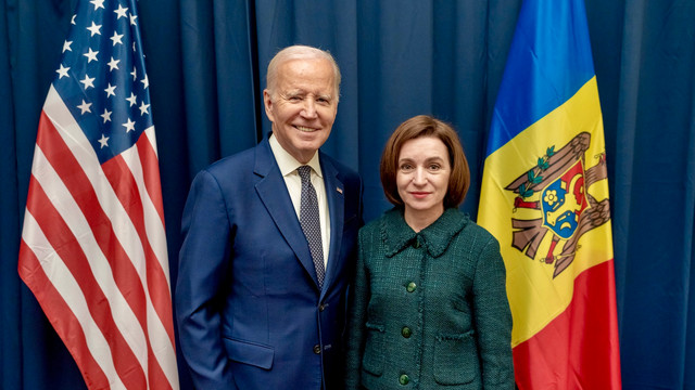 Maia Sandu l-a invitat pe Joe Biden să viziteze Republica Moldova