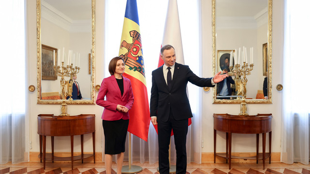 Relațiile moldo-poloneze discutate, la Varșovia, de Președinta Maia Sandu și Președintele Andrzej Duda
