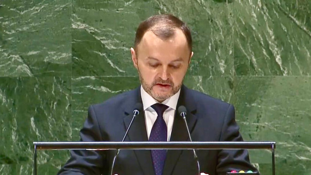 La un an de la izbucnirea războiului în Ucraina, R. Moldova a reafirmat în cadrul ONU solidaritatea cu poporul ucrainean și s-a alăturat apelului comunității internaționale la pace
