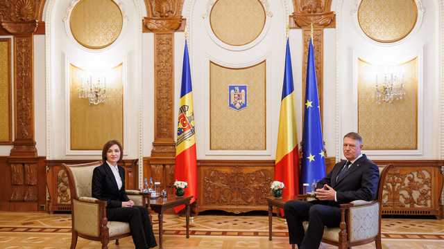 Maia Sandu, la întrevederea cu Președintele României, Klaus Iohannis: România ne este alături, sincer și dezinteresat
