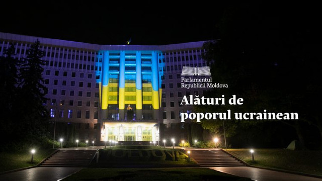 Un proiect de declarație cu privire la agresiunea Federației Ruse împotriva Ucrainei urmează a fi aprobat de Parlamentul Republicii Moldova