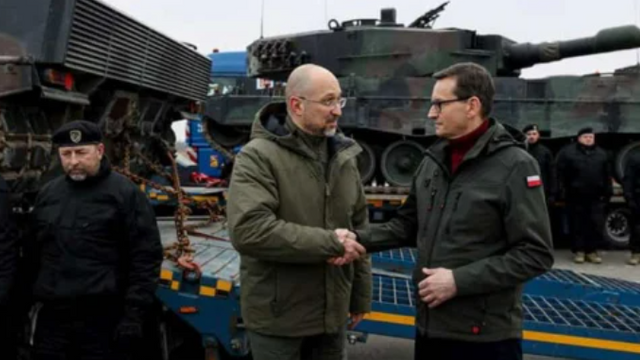 Primele imagini cu tancurile Leopard 2 ajunse în Ucraina 