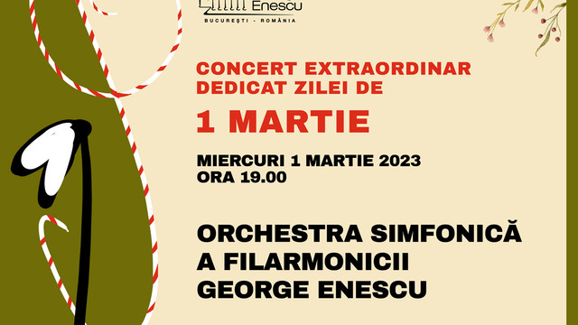 Primăvara la Ateneu. Concert simfonic de Mărțișor susținut la București și Chișinău
