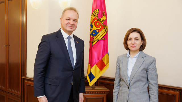 Maia Sandu s-a întâlnit cu Ambasadorul Elveției în Moldova și Ucraina, Claude Wild, la încheierea mandatului său