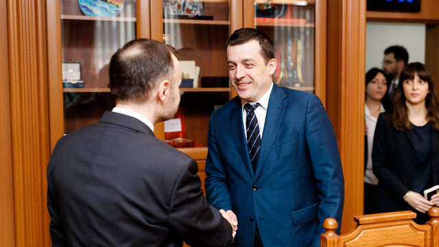Întrevedere a secretarului de stat Ruslan Bolbocean cu secretarul de stat al MAE al României, Andrei Novac