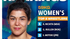 Anastasia Nichita, pe primul loc în top Ranking UWW 2023
