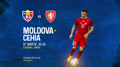 Echipa națională a Republicii Moldova va juca astăzi al doilea meci din preliminariile Campionatului European 2024