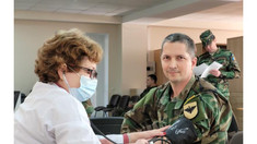 Militarii și angajații civili ai Armatei Naționale au donat sânge și plasmă