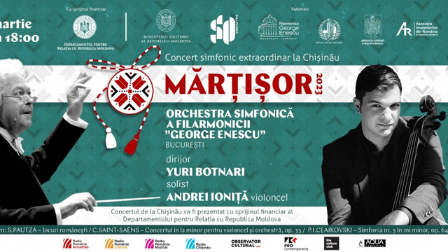 Orchestra Simfonică a Filarmonicii „George Enescu” din București revine cu un concert extraordinar la Sala cu Orgă din Chișinău